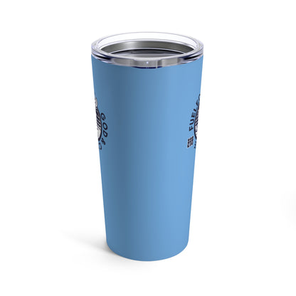 Fueled by God & Coffee Tumbler (Blue)