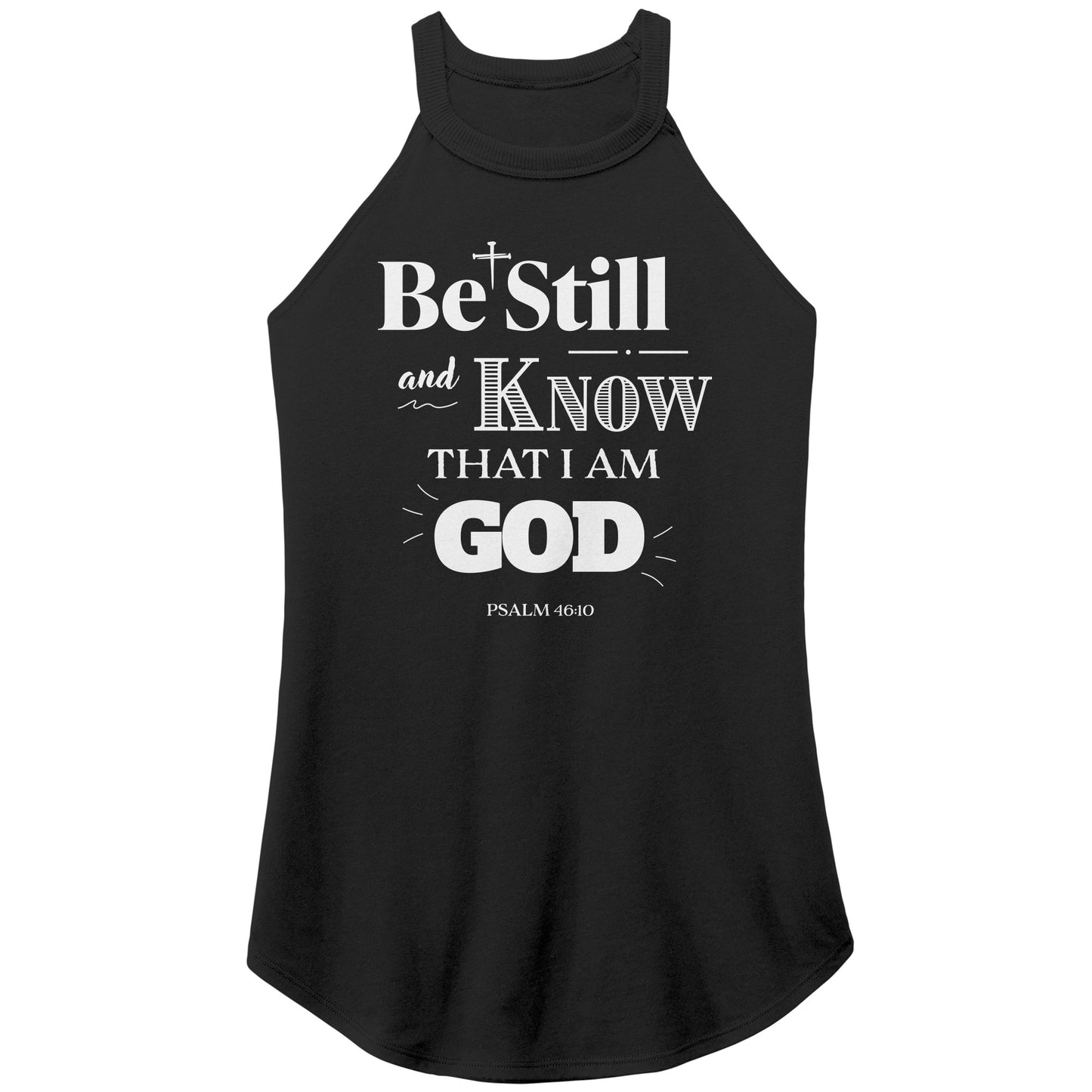 Be Still And Know Women's Rocker Tank