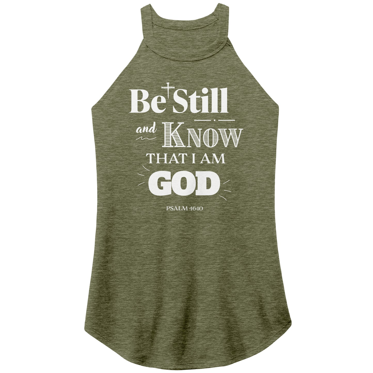 Be Still And Know Women's Rocker Tank