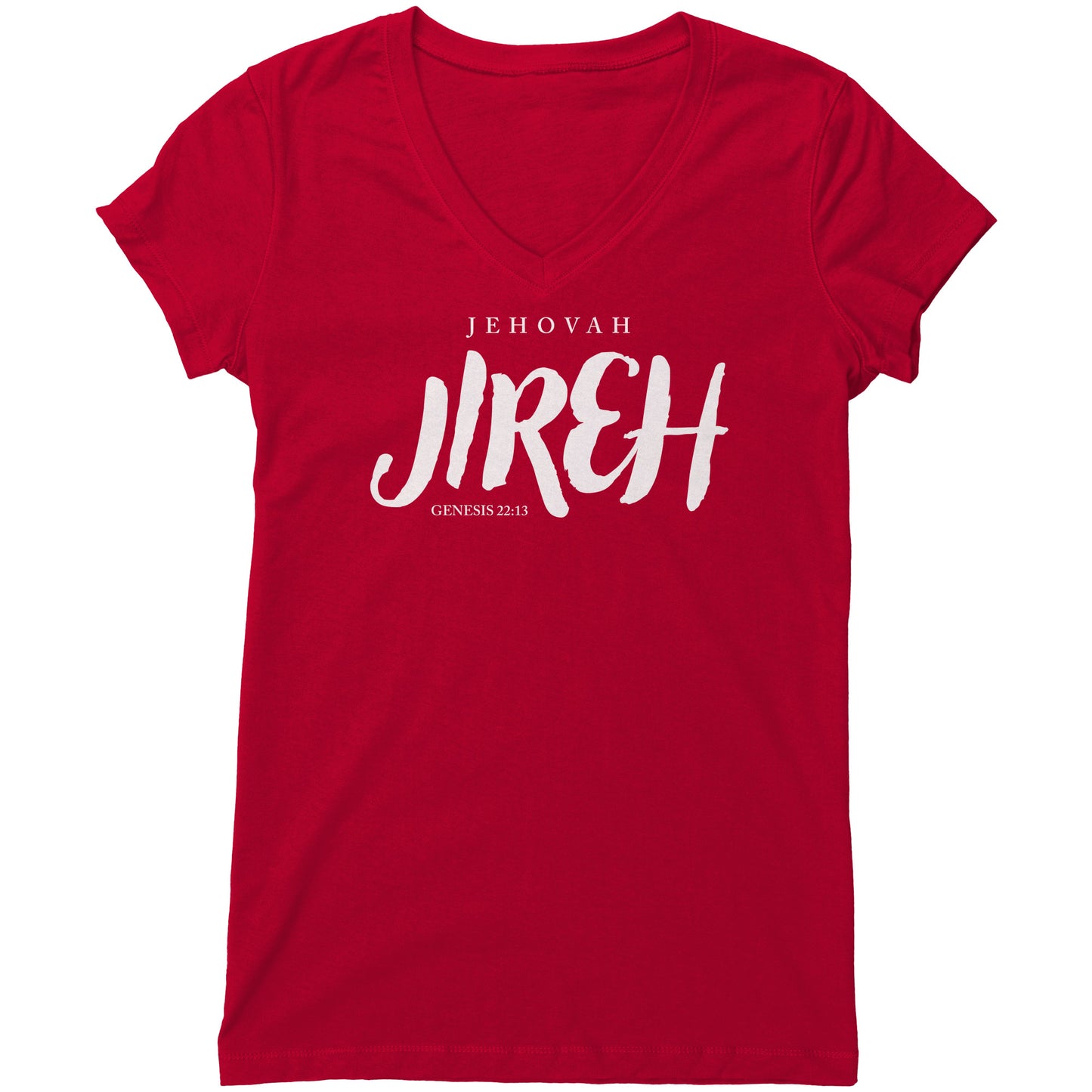 Jehovah Jireh Women's V-Neck Tee