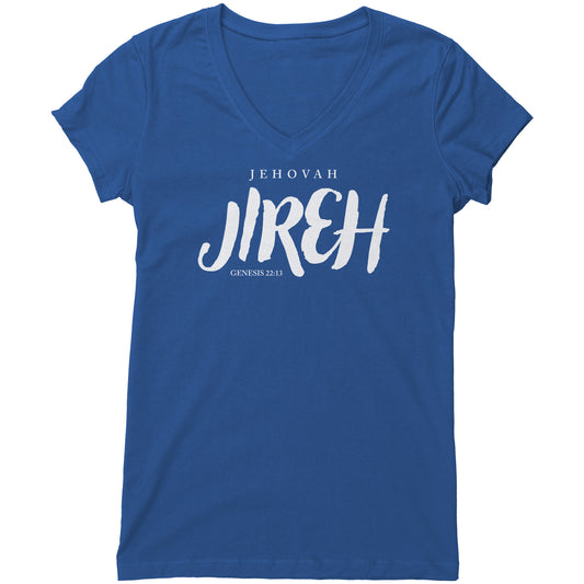 Jehovah Jireh Women's V-Neck Tee