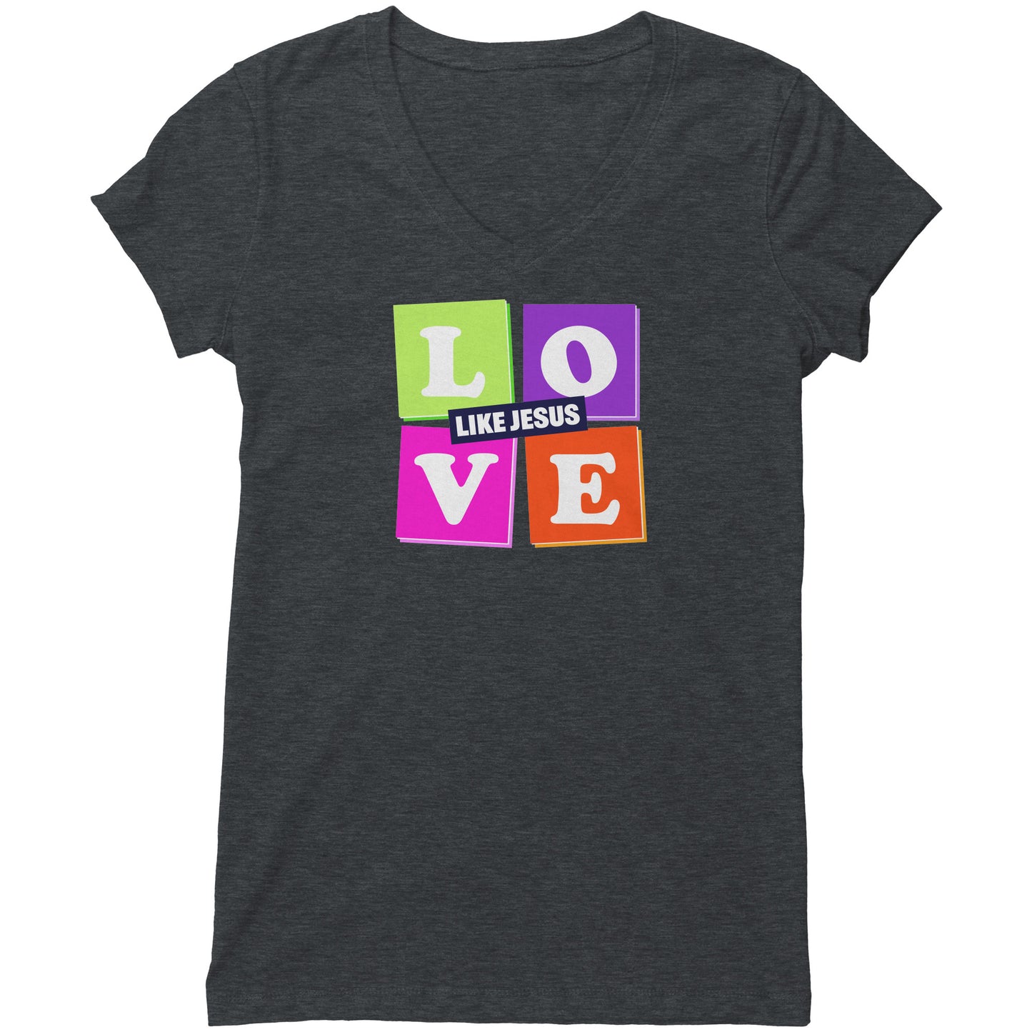 Love Like Jesus Women's V-Neck Tee