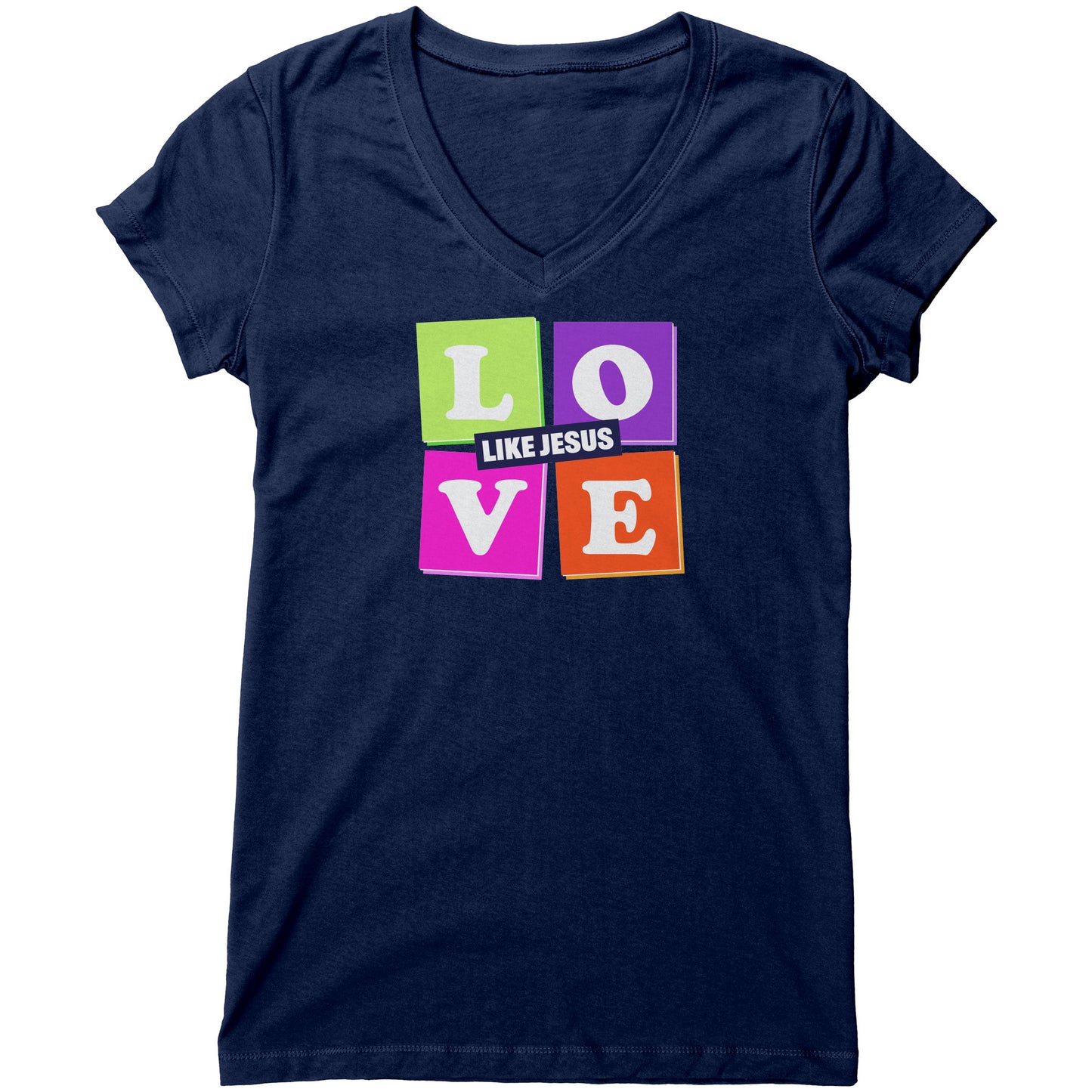 Love Like Jesus Women's V-Neck Tee