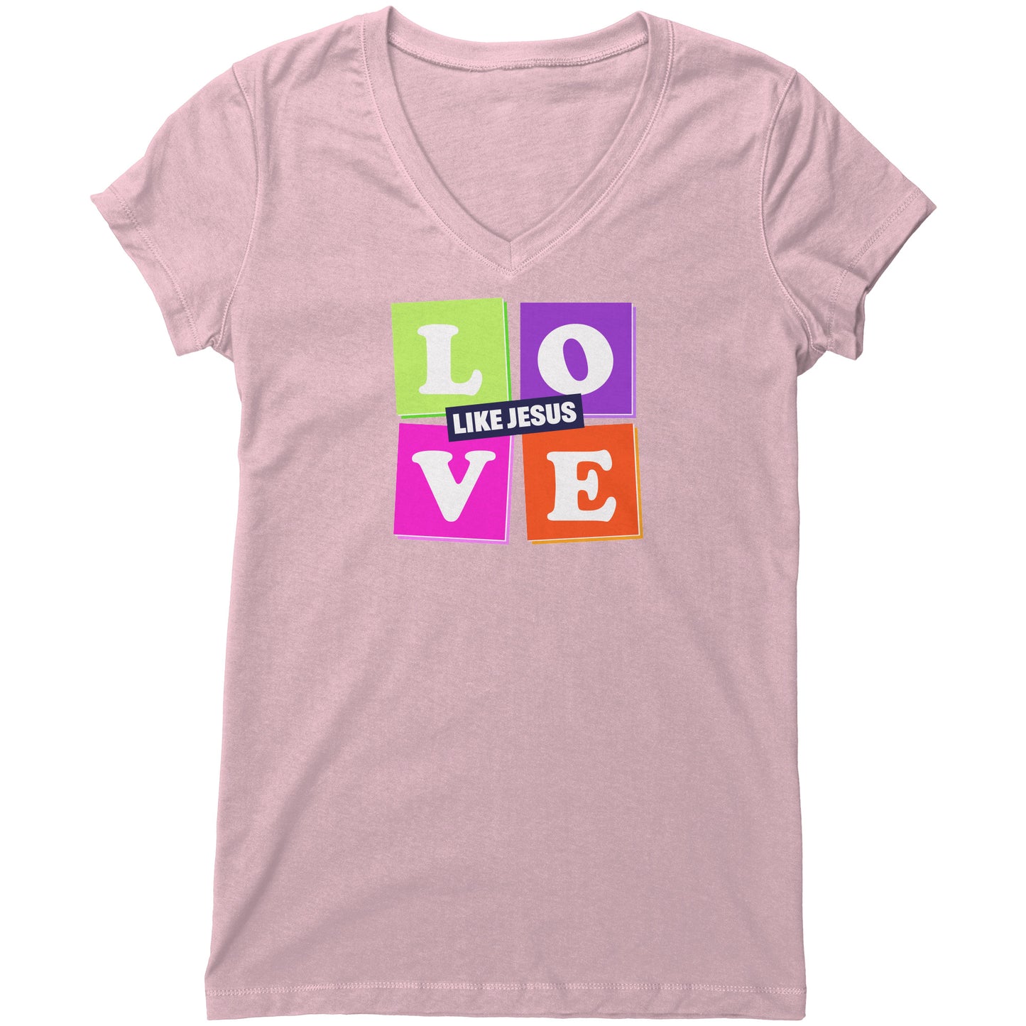 Love Like Jesus Women's V-Neck Tee