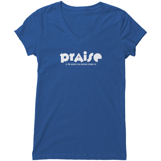 Praise Women's V-Neck Tee