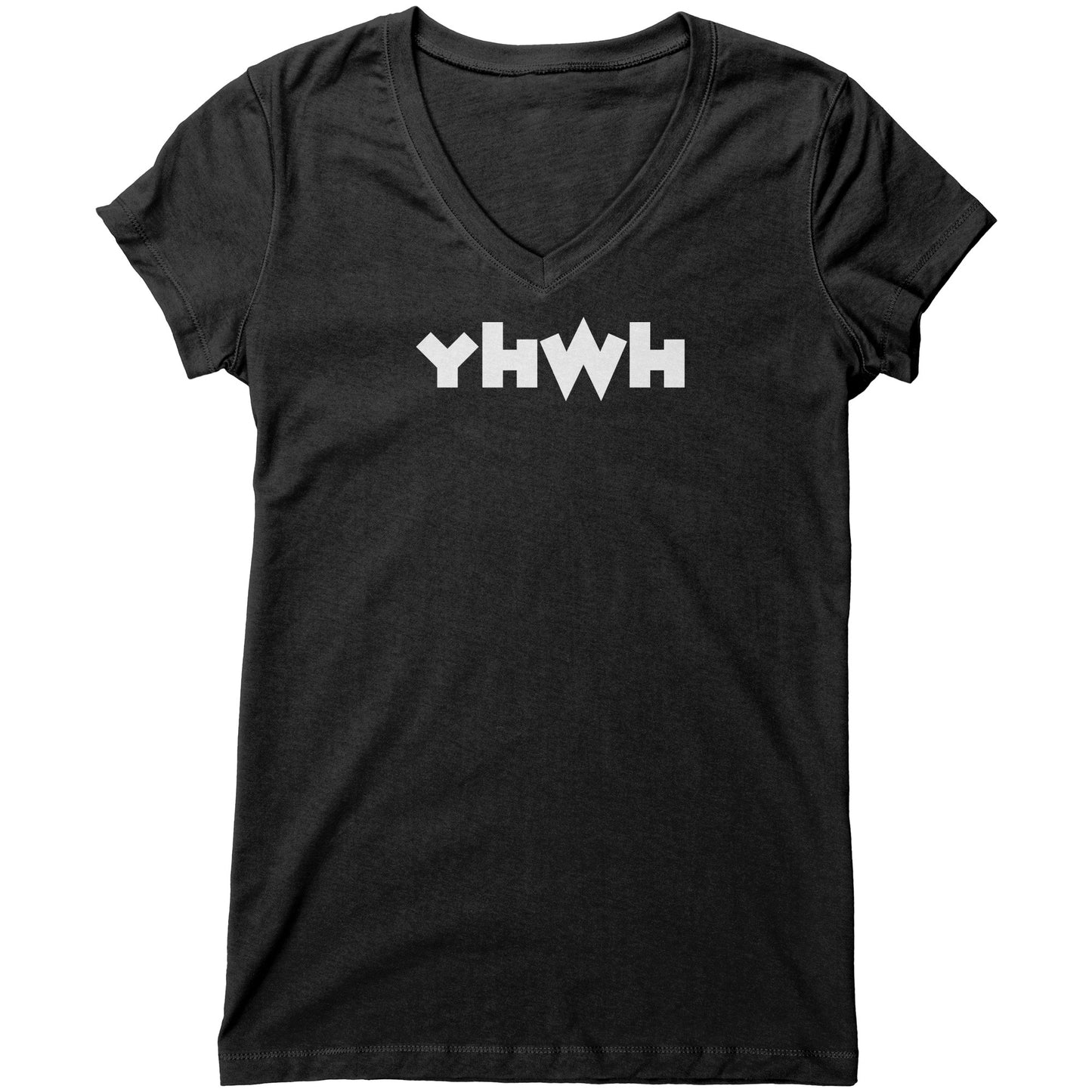 YHWH Women's V-Neck Tee