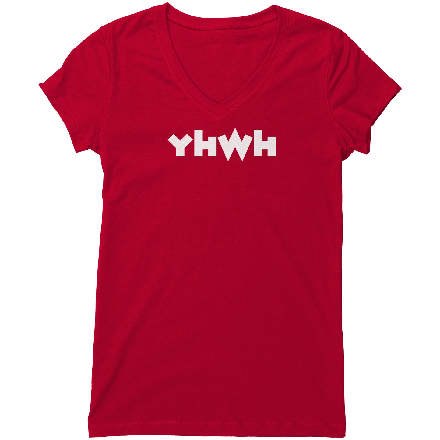 YHWH Women's V-Neck Tee