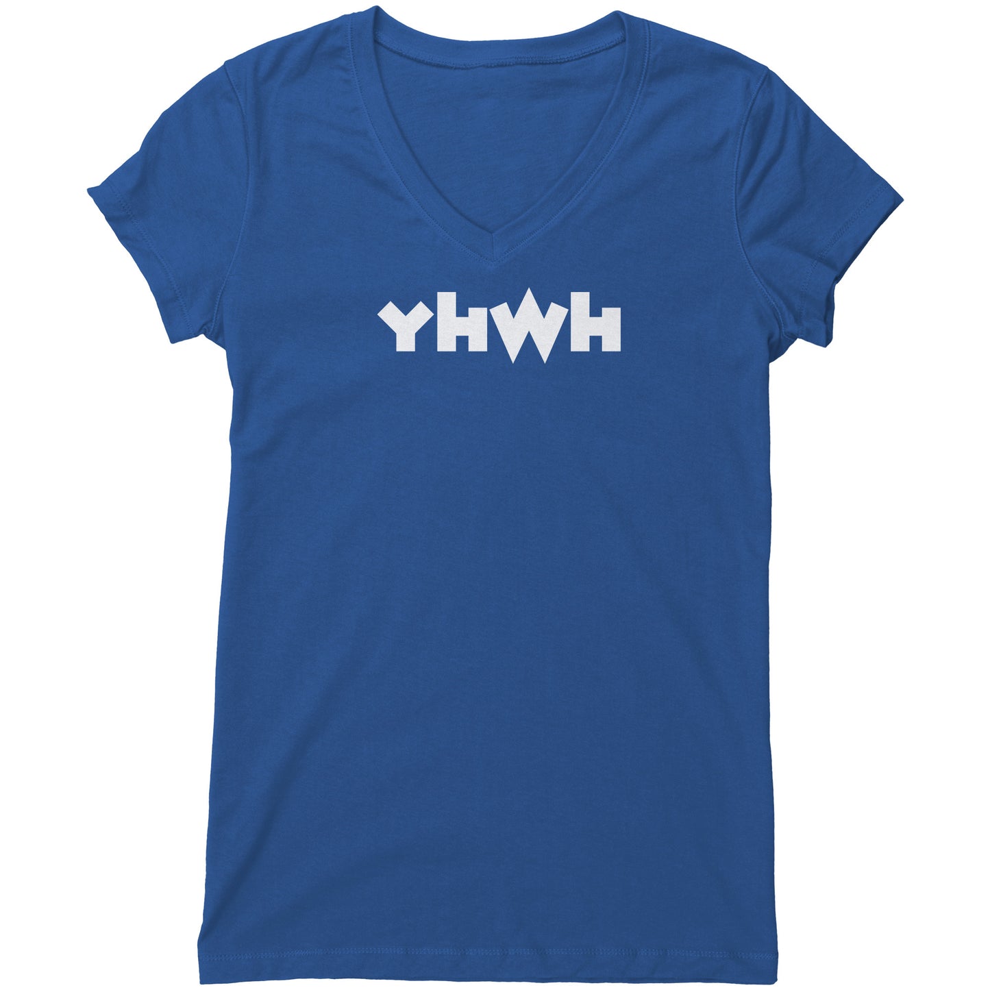 YHWH Women's V-Neck Tee