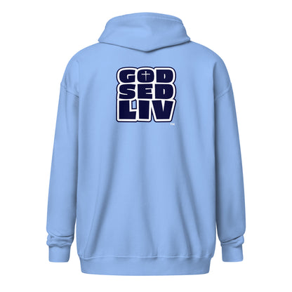 YHWH/God Sed Liv Unisex Full-Zip Hoodie