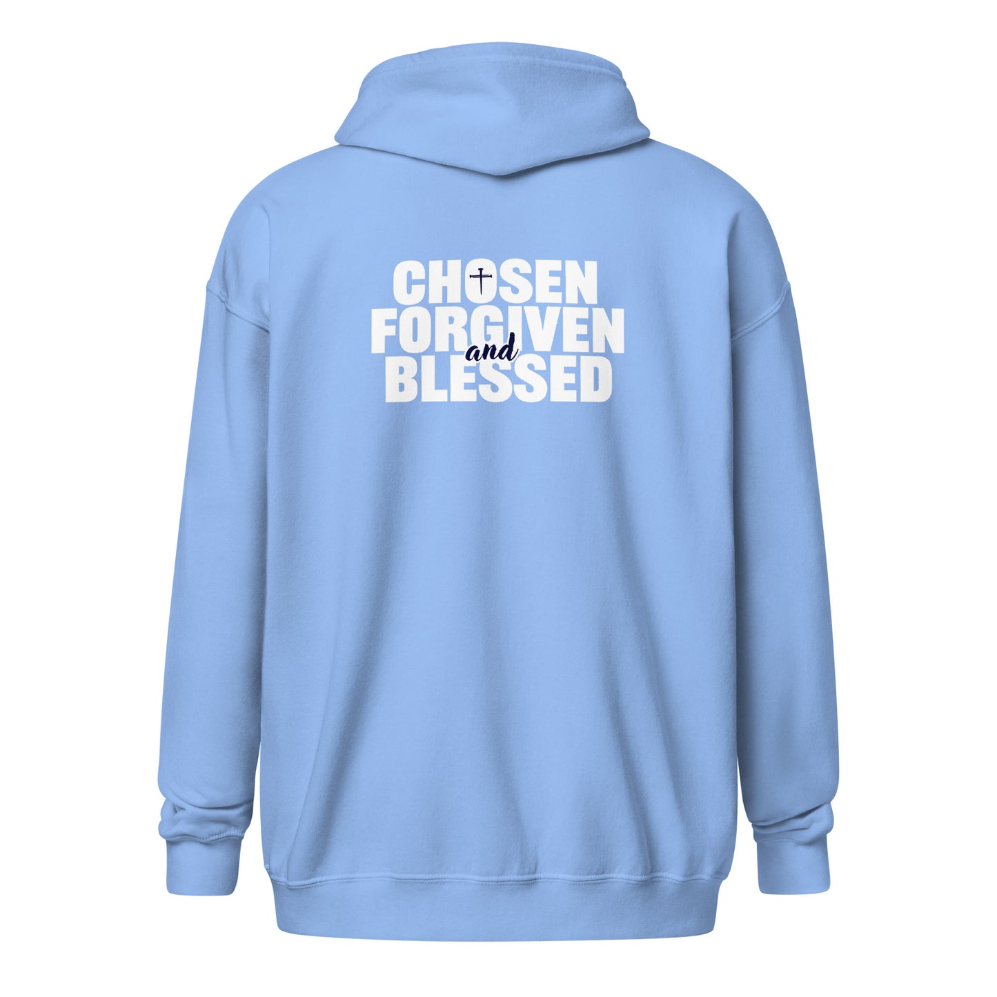 God Sed Liv/Chosen, Forgiven & Blessed Unisex Full-Zip Hoodie