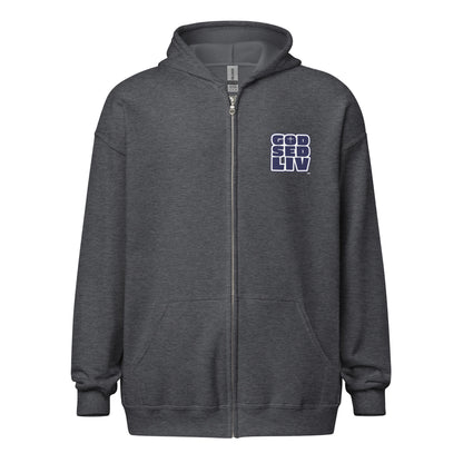 God Sed Liv/Jehovah Jireh Unisex Full-Zip Hoodie