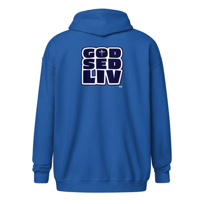 YHWH/God Sed Liv Unisex Full-Zip Hoodie